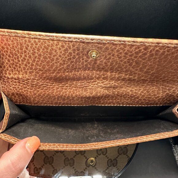 Gucci Jackie Monogram Horsebit Canvas Long Wallet - EUC - Picture 9 of 11